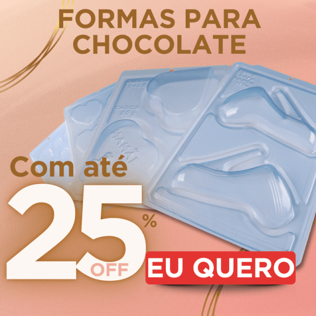 Formas para chocolate dia das mães