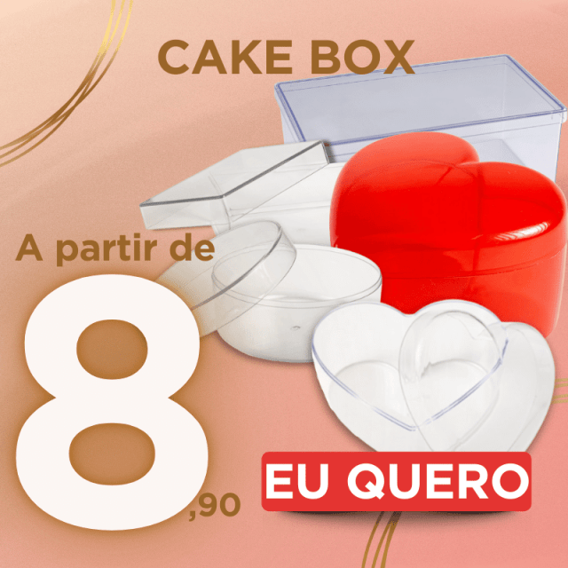 Cake box com o melhor preço