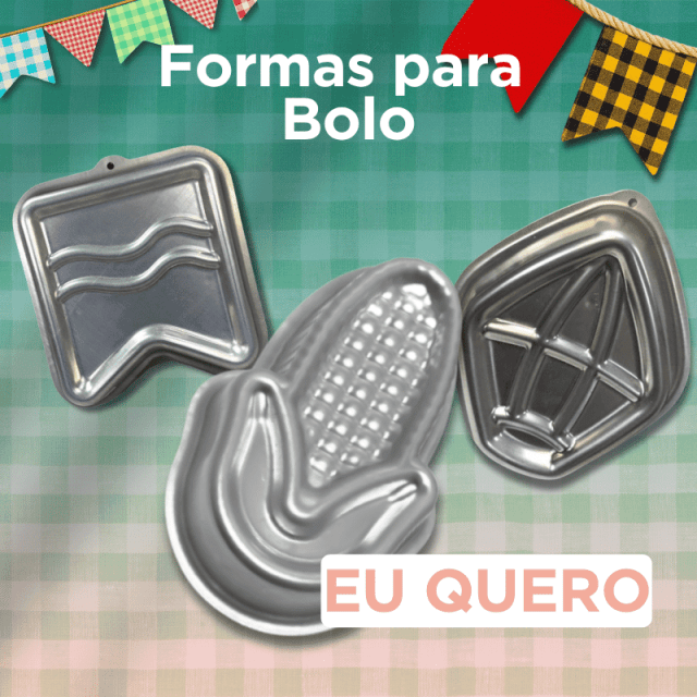 Formas para bolo festa junina