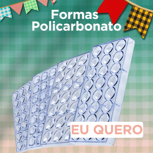 Formas para chocolate policarbonato