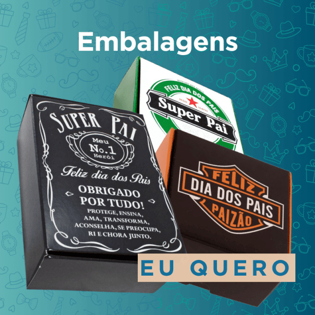 Caixas para doces dia dos pais