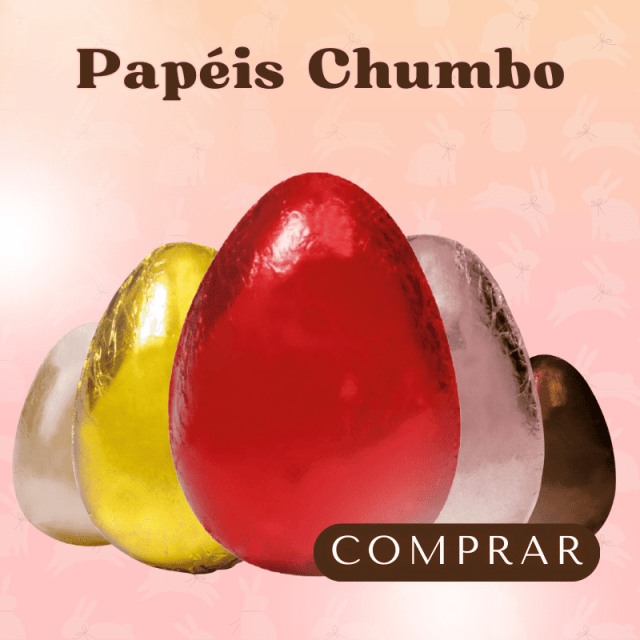 Papéis chumbo para ovos de páscoa