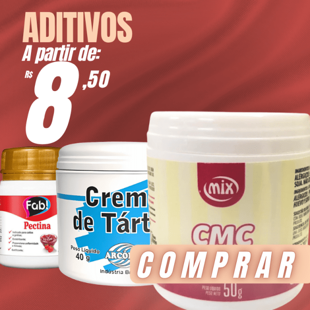 Aditivos para a sua confeitaria!
