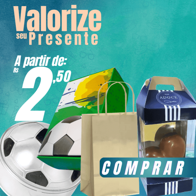 Embalagens dia dos pais no melhor preço!