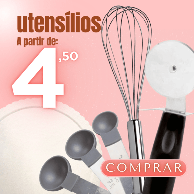 Utensílios para a sua confeitaria!