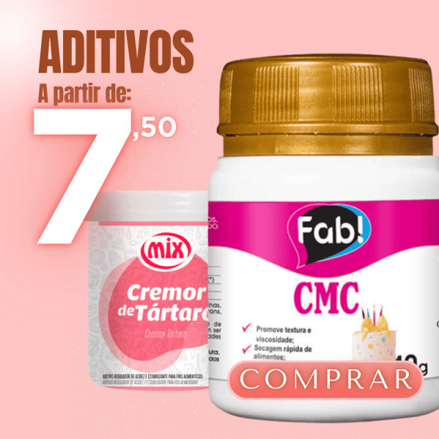 Aditivos para a sua confeitaria!