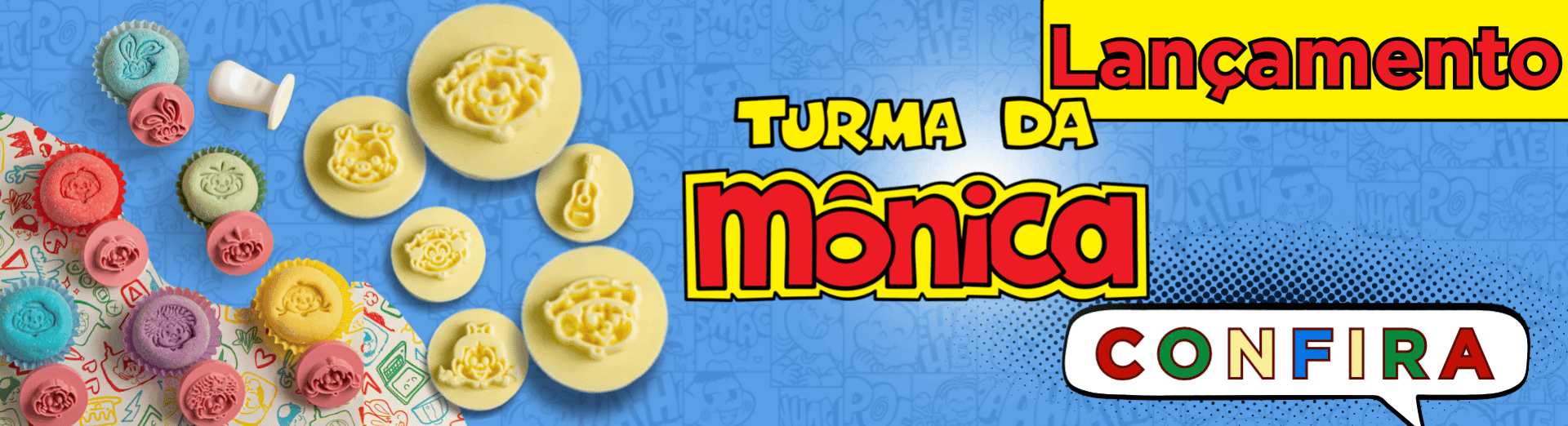 LANÇAMENTO - Ejetores e carimbos Turma da Mônica Blustar