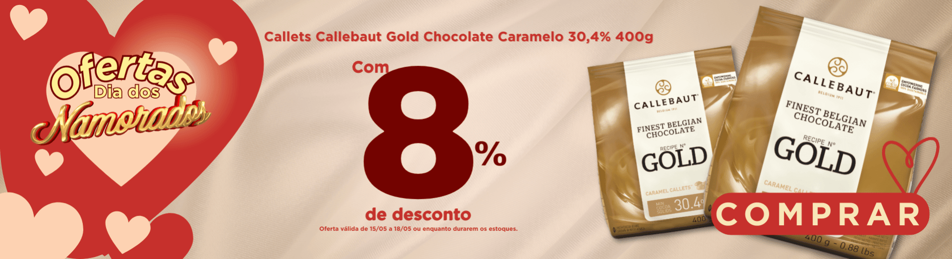 12 a 14/05 Casquinha Biju Cannoli 195g c/ 30 unidades - Marvi