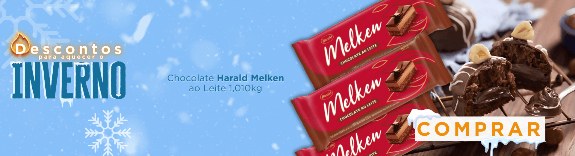 17 a 20/07 Chocolate Harald Melken ao Leite 1,010kg