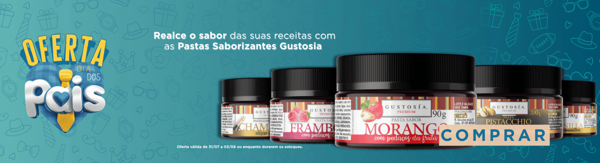 31 a 03/08 Pastas Gustosia