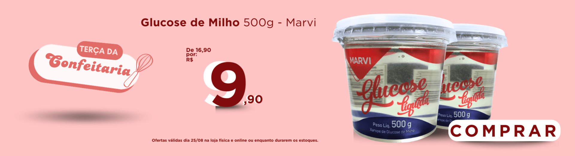 Glucose de Milho 500g - Marvi