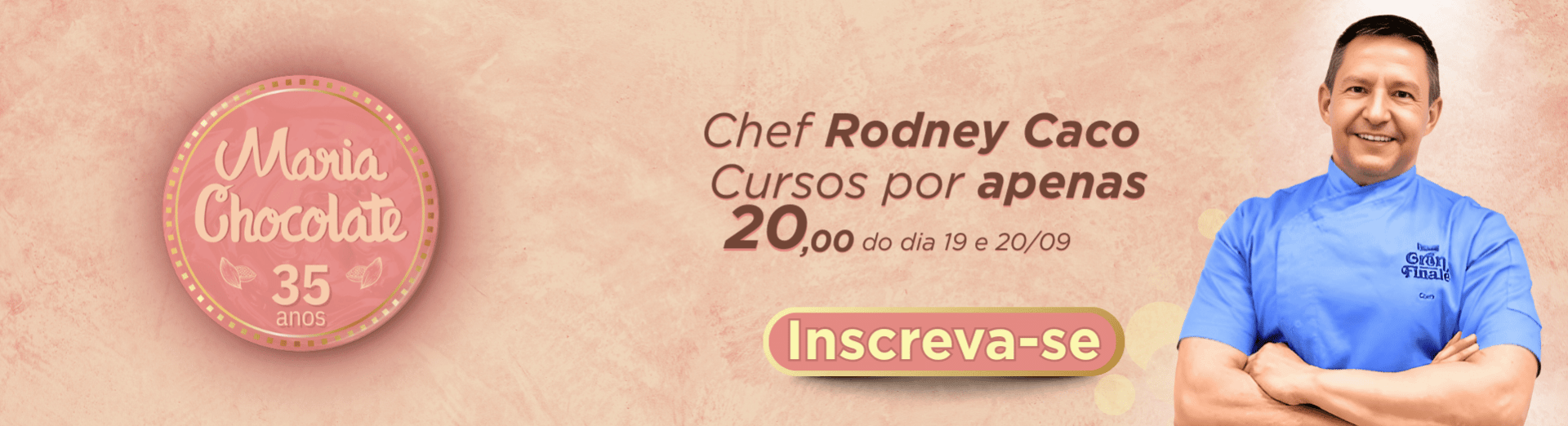 Cursos presenciais com Rodney Caco