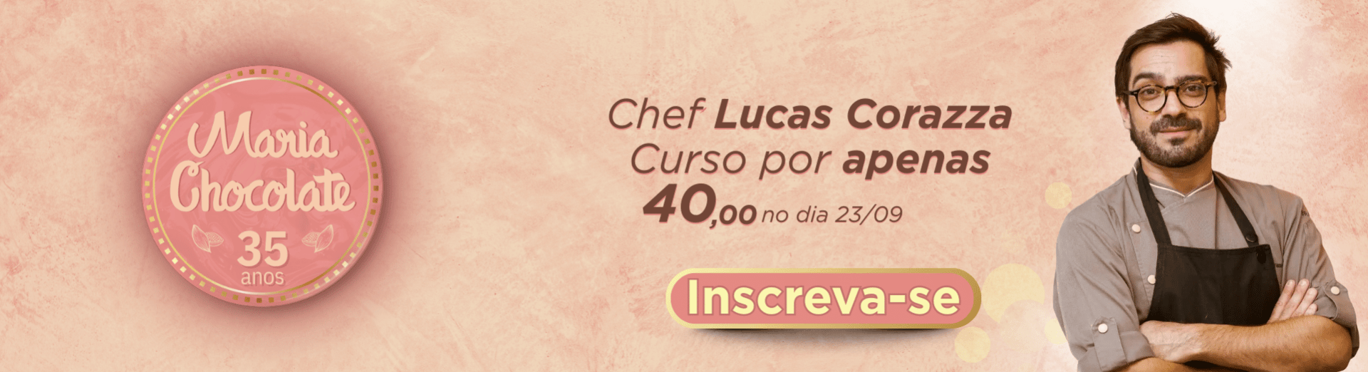 Cursos presenciais com Lucas Corazza