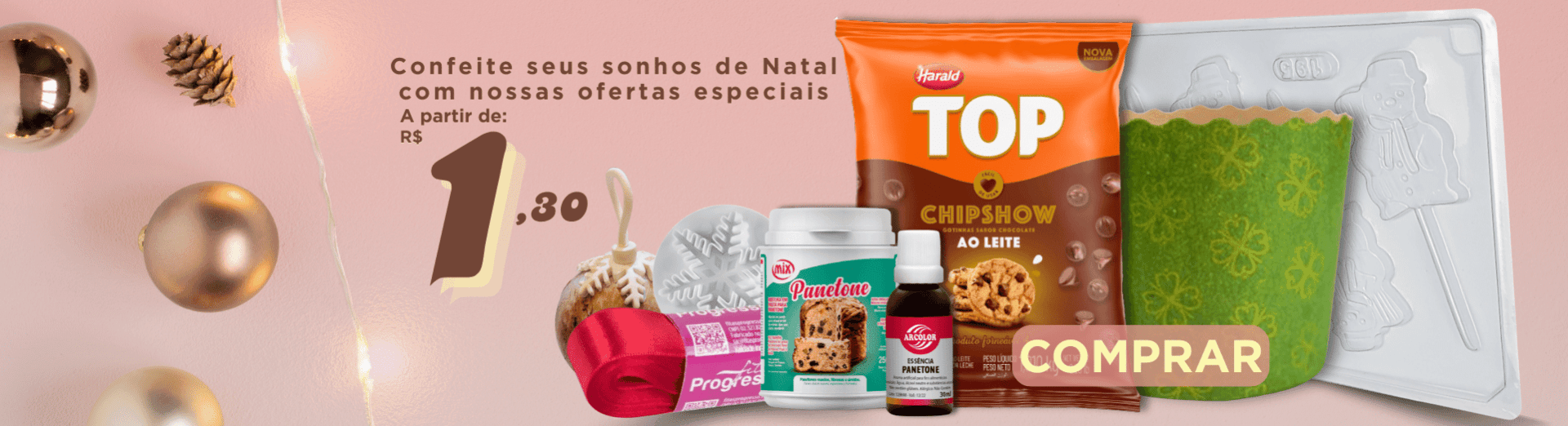 Produtos de Natal para o seu faça e venda