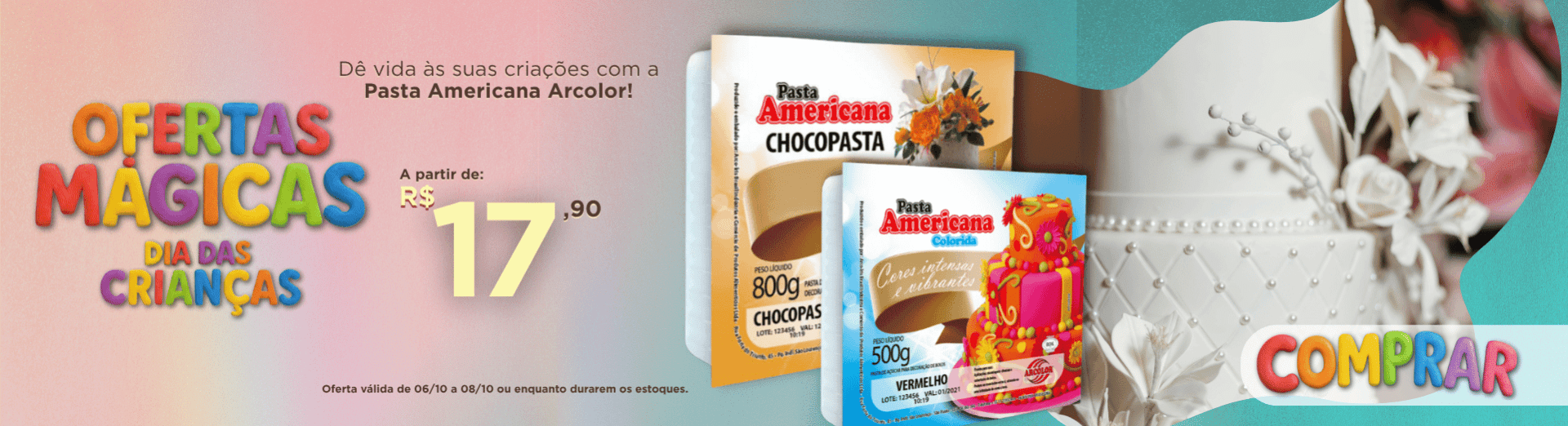06 a 08/10 Pastas americana Arcolor