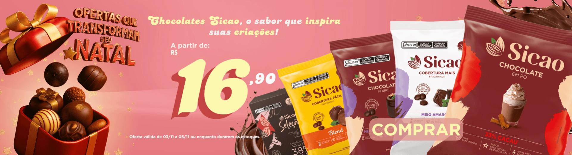 03  a 05/11  Chocolates Sicao