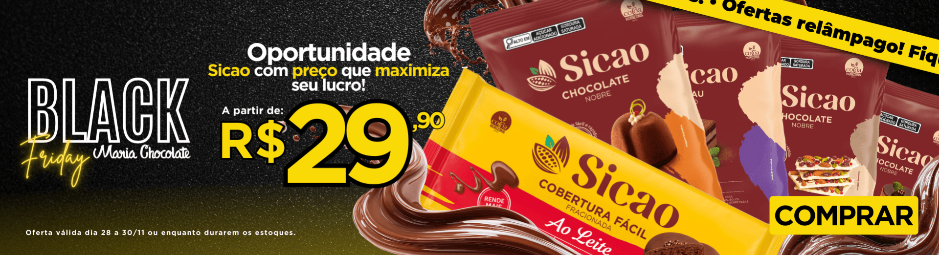 Chocolates Sicao Black Friday