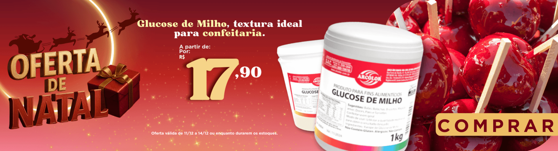 Glucose de Milho Líquida 1kg - Arcólor