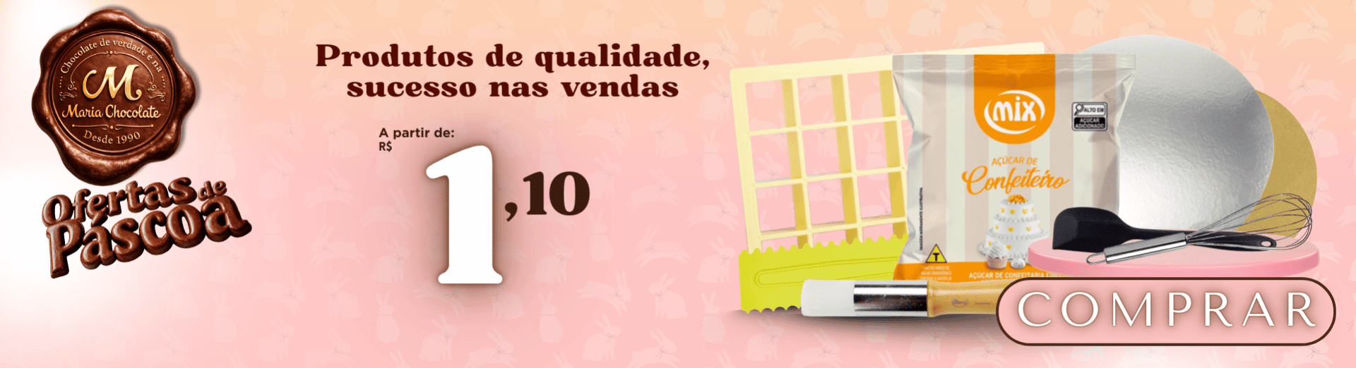 Produtos de qualidade na Maria Chocolate