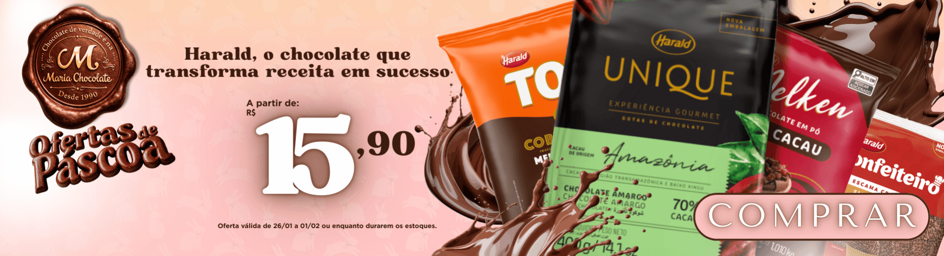 Chocolates Harald com melhor preço é aqui!