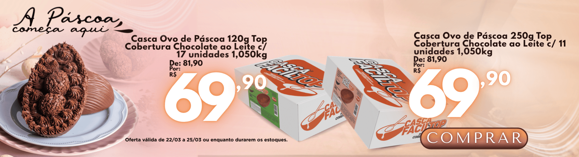 Cascas para ovos de páscoa 2