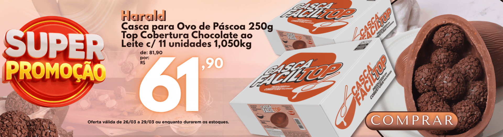 Cascas para ovos de páscoa 2