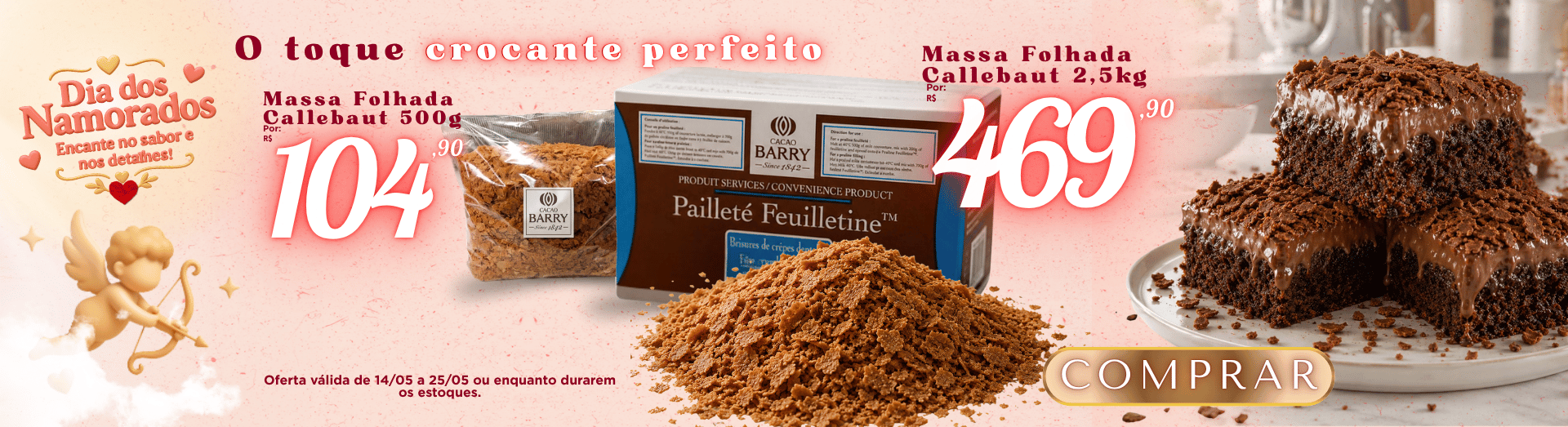 Massa Folhada Callebaut