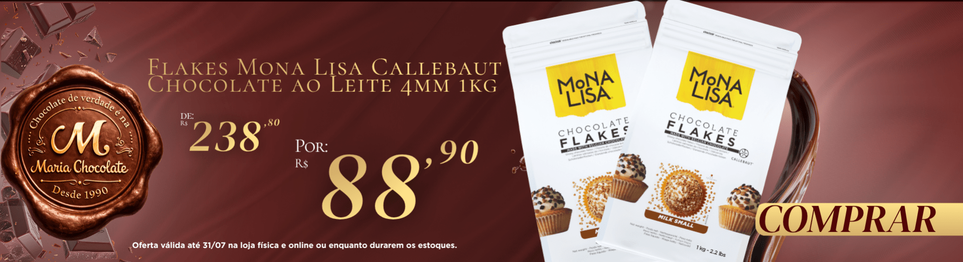 Chocolate Flakes  ao leite 1kg