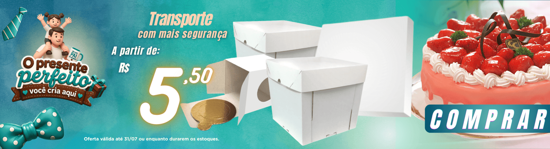 Embalagens - caixas para transporte