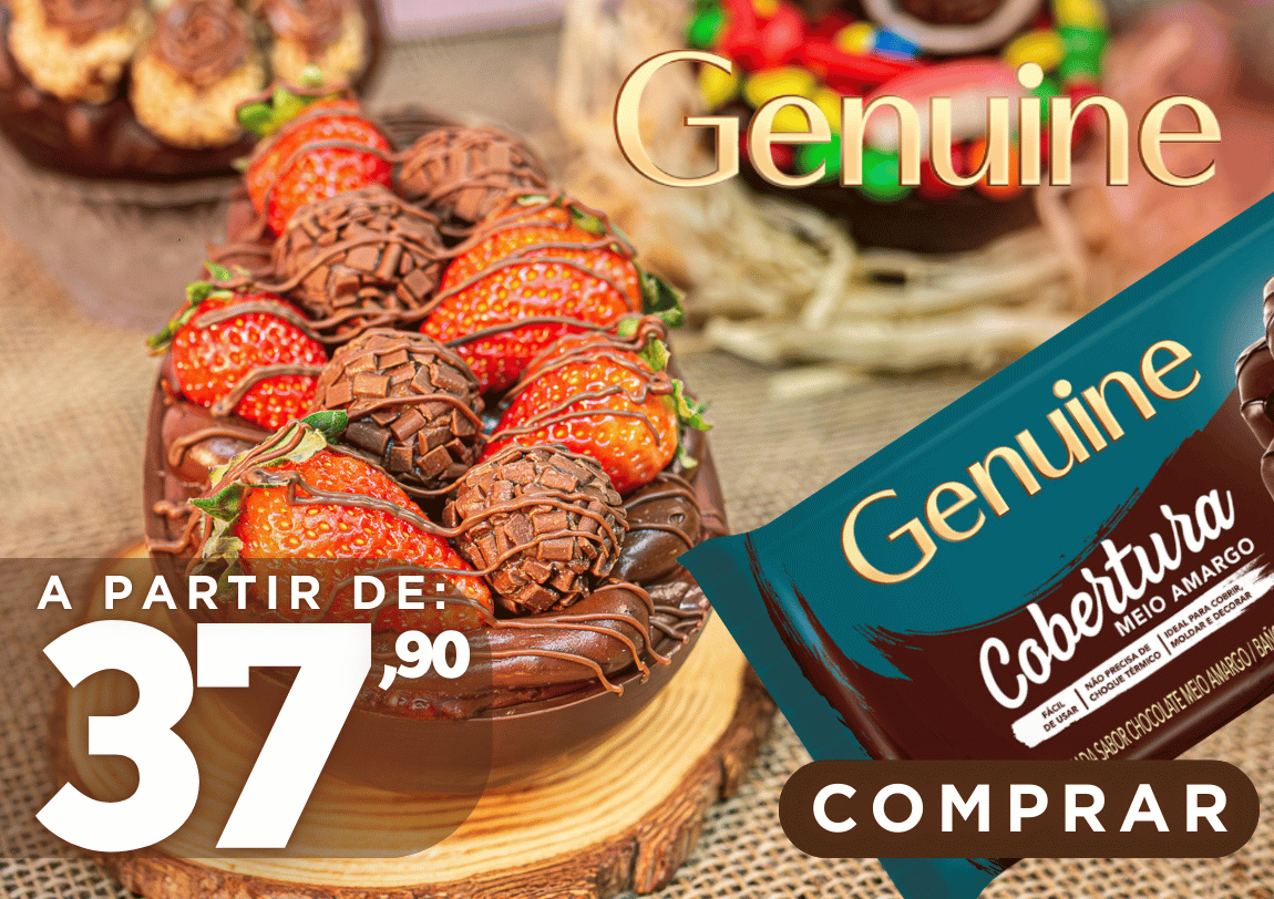 Coberturas e Chocolate Genuine com o melhor preço!