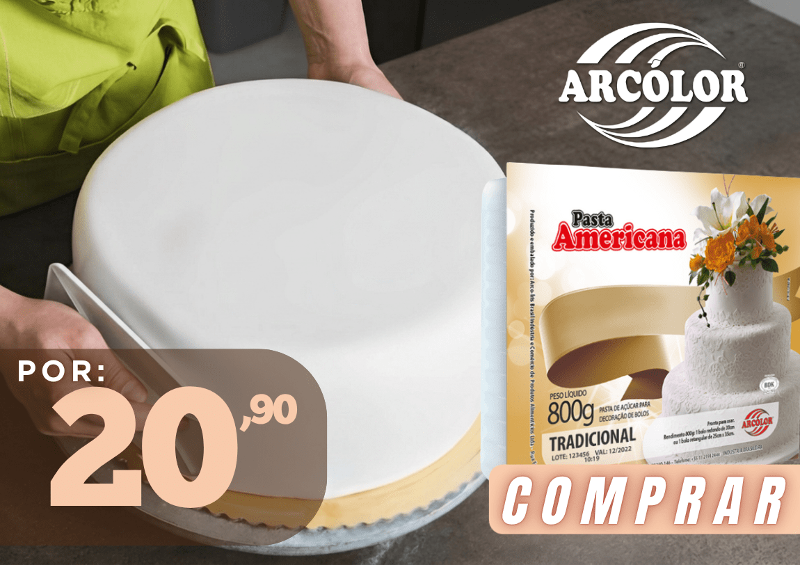 Pasta Americana Branca 800g - Arcólor