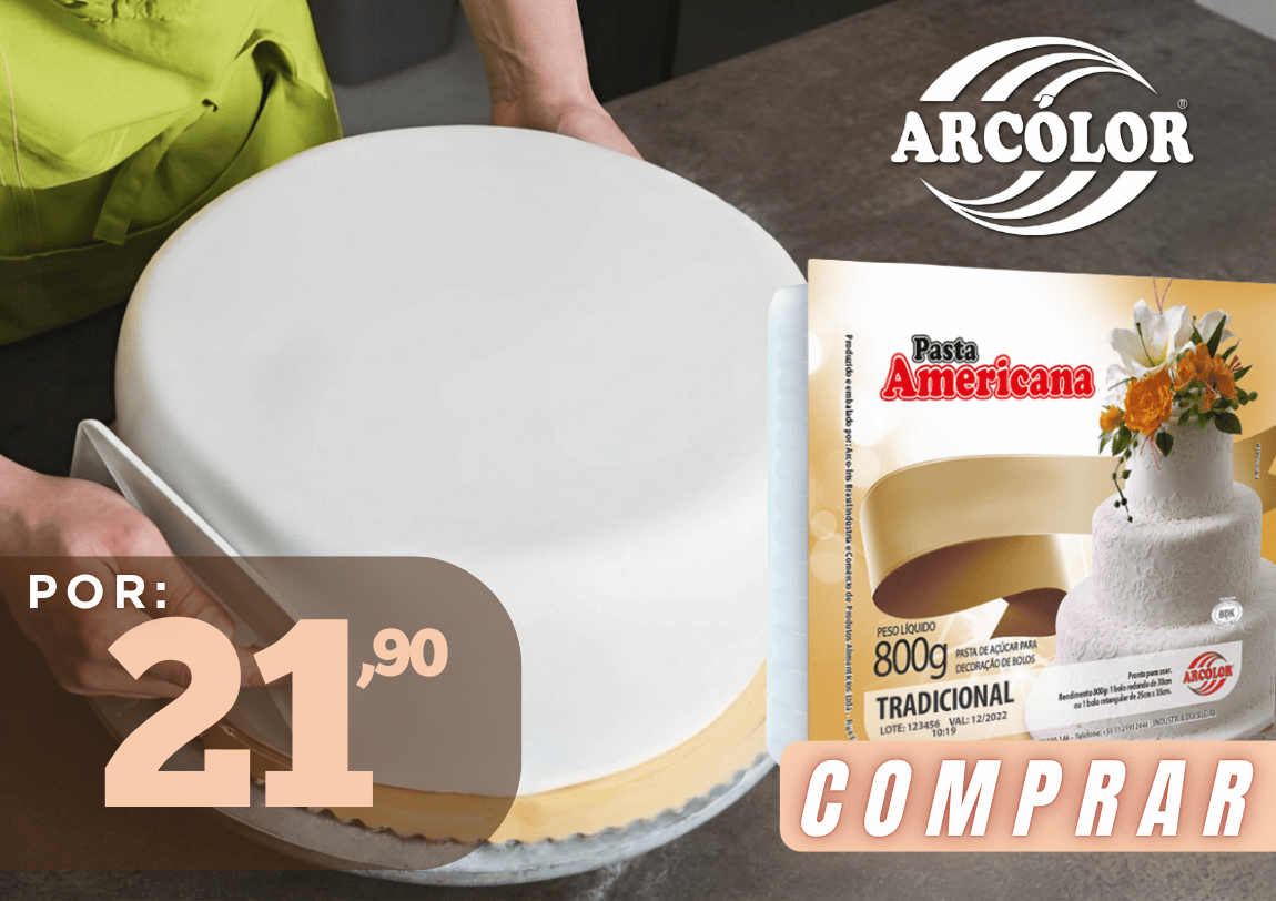Pasta Americana Branca 800g - Arcólor
