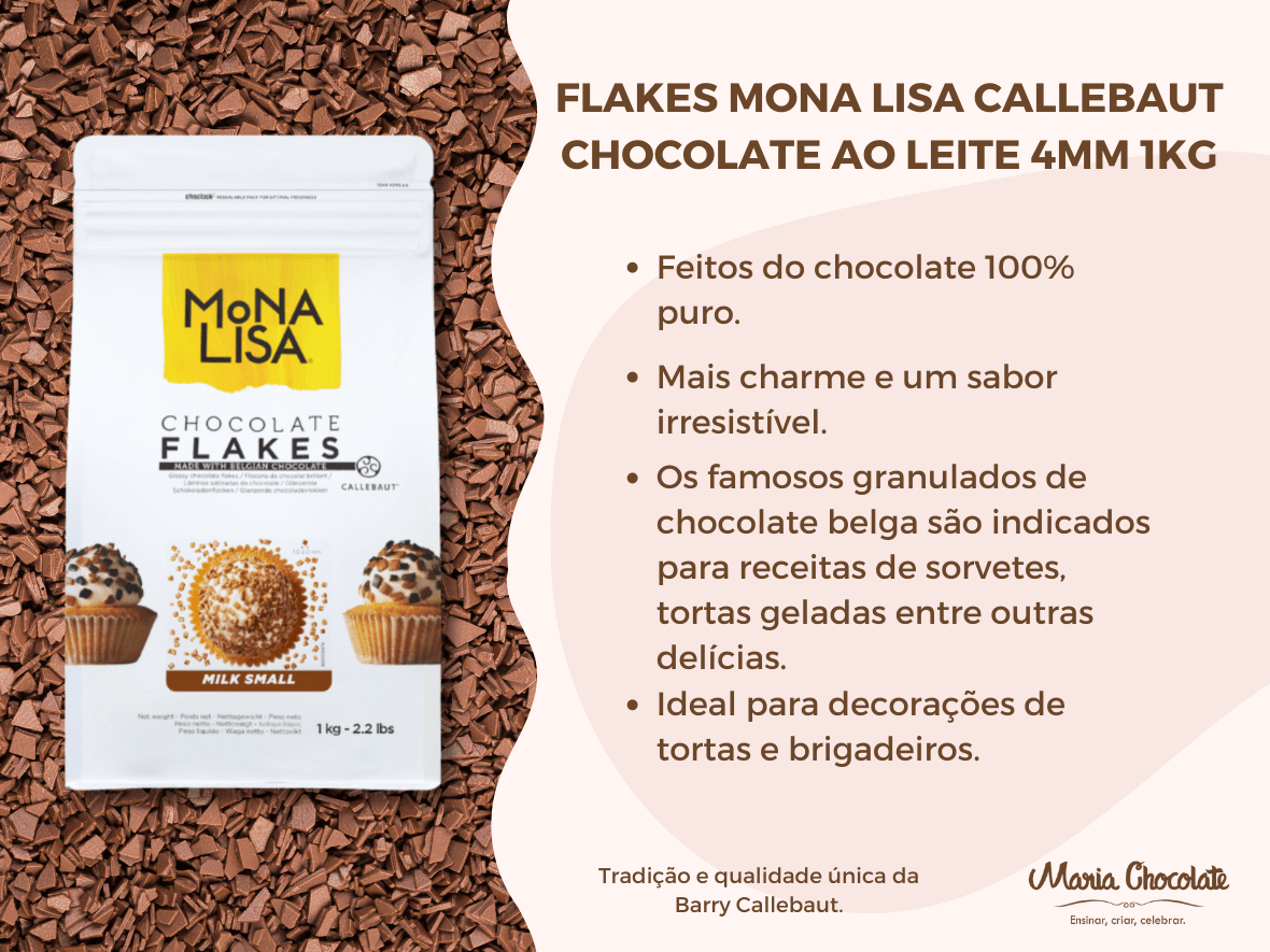 Flakes Callebaut Ao Leite