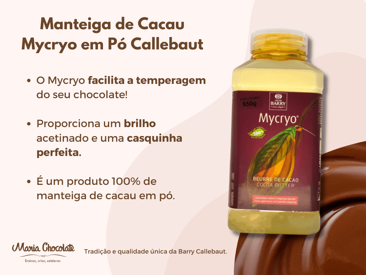 Beurre de cacao Mycryo 550g