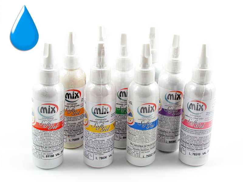 Anilina em Gel Softgel Azul Anis 60g Mix