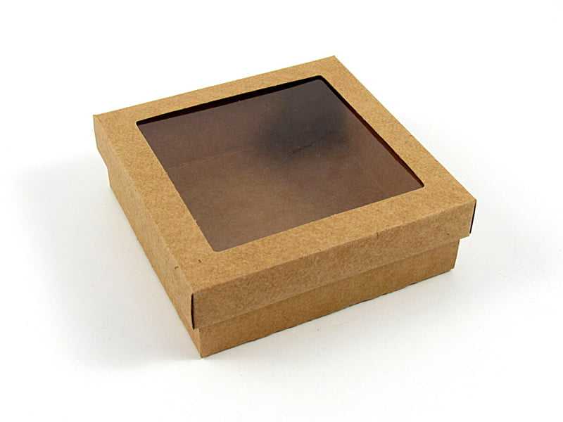 Caixa para Doces Kraft 15x15x4 cm - Agabox - Maria Chocolate