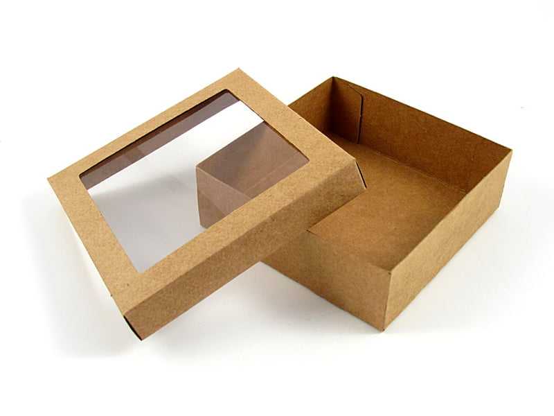 Caixa para Doces Kraft 15x15x4 cm - Agabox