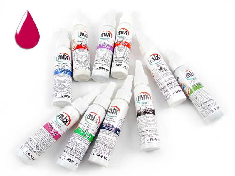 Anilina em Gel Softgel Pink 25g Mix