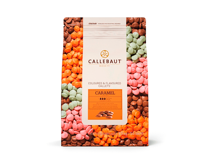 Callets Callebaut Chocolate ao Leite Caramelo 2,5kg