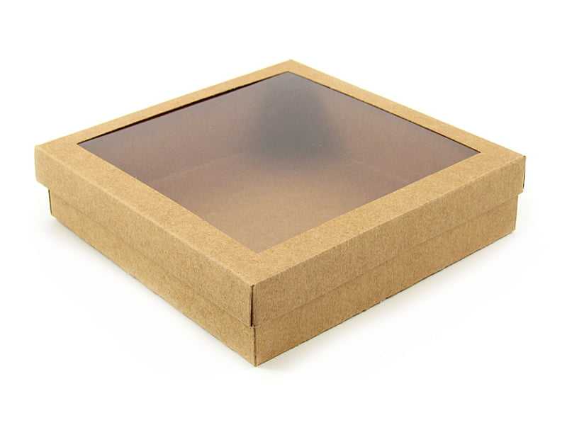 Caixa para Doces Kraft 17x17x4 cm - Agabox