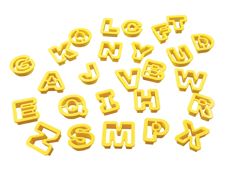 Cortador Alfabeto c/ 26 peças - Mary Tools