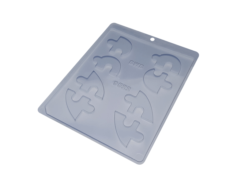 Forma de Acetato Quebra-Cabeça Coração N9522  - Bwb