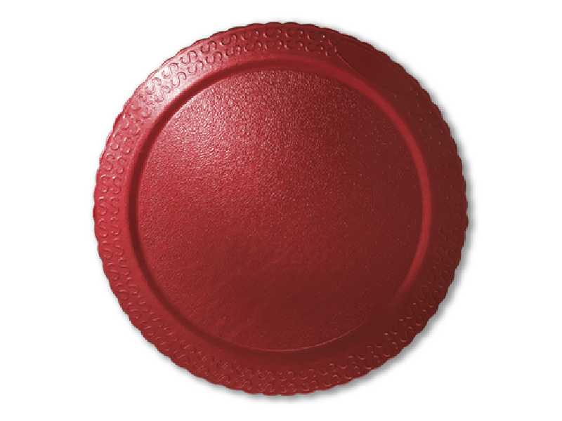 Disco Laminado para Bolos e Tortas Redondo 32cm Vermelho – Ultrafest