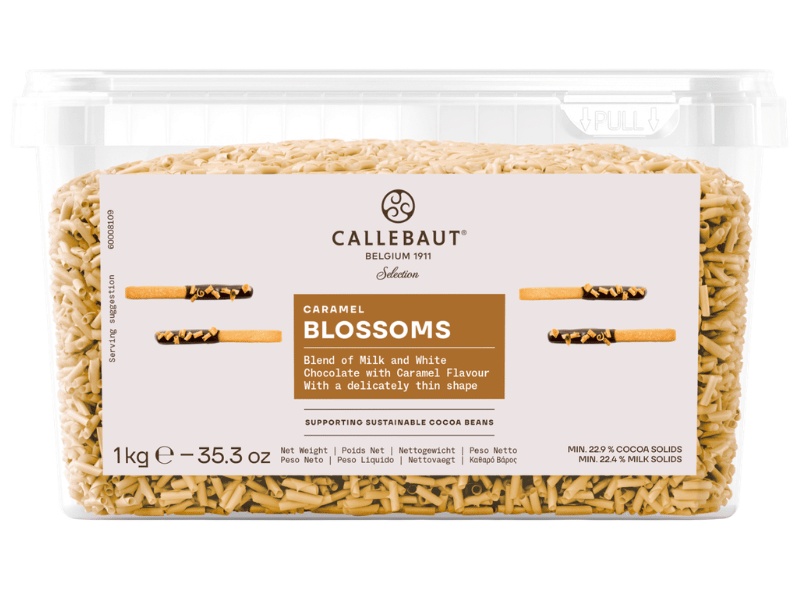Blossoms Callebaut Selection Raspas de Chocolate Caramelo 1kg