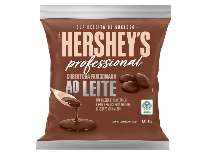 Cobertura Hershey's Gotas Chocolate ao Leite 1,01kg 