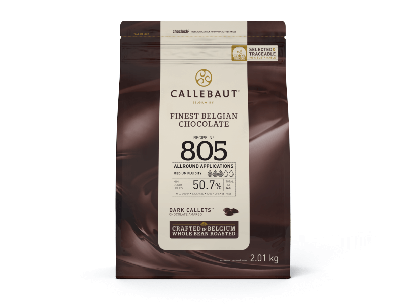 Callets Callebaut Chocolate Amargo 50,7% 2,01kg