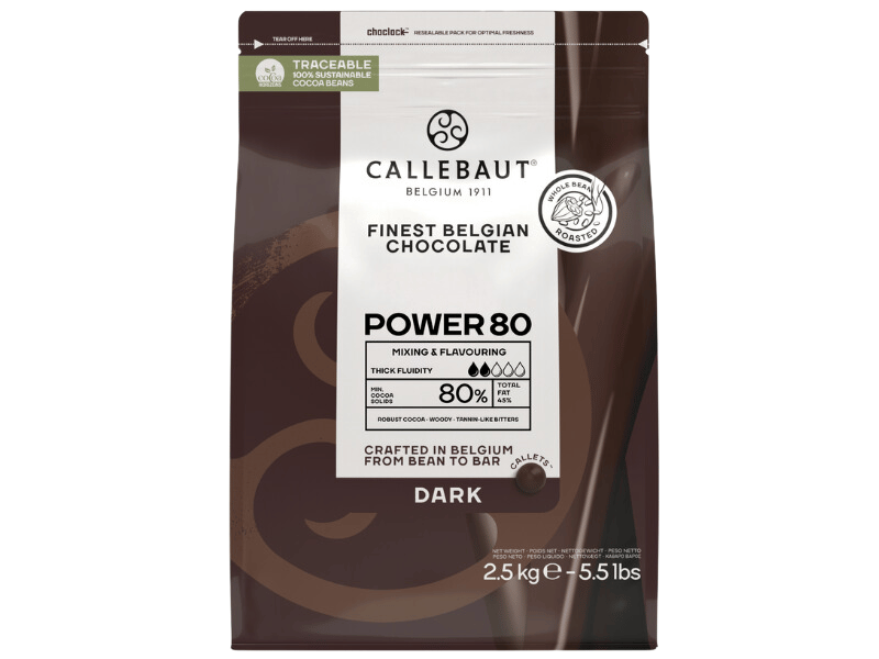 Callets Callebaut Chocolate Amargo 80% 2,5Kg