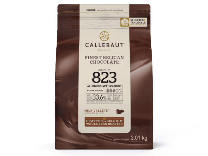 Callets Callebaut Chocolate ao Leite 33,6% 2,01kg 