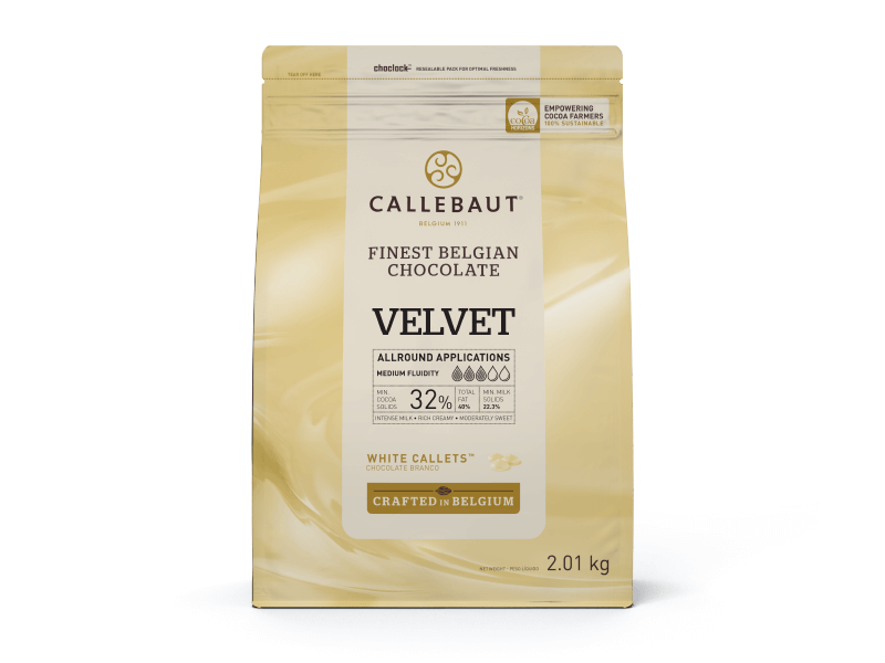 Callets Callebaut Velvet Chocolate Branco 32% 2,01kg