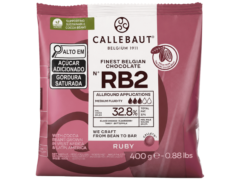 Callets Callebaut Chocolate Ruby 32,8% 400g